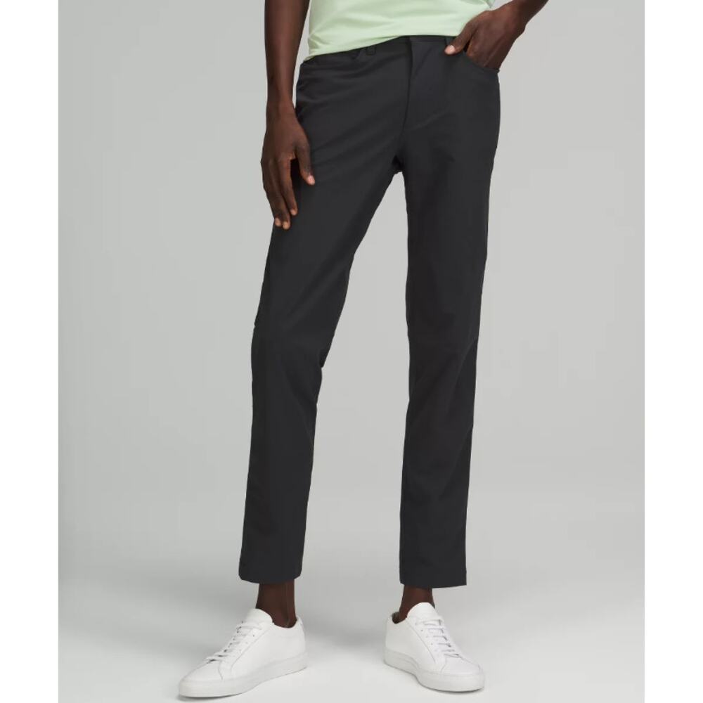 Lululemon ABC Pant‎ Skinny Men Sz 30 Black/Gray Warpstreme Performance $138